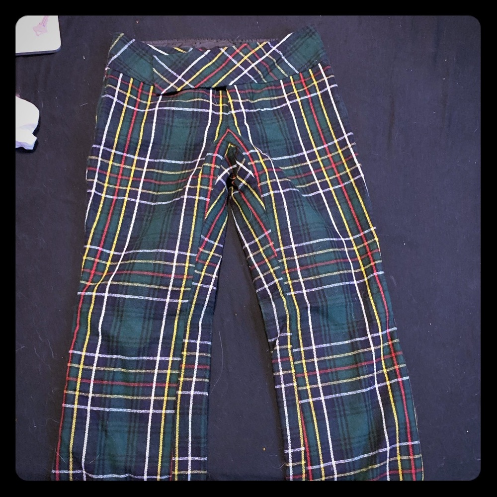 Plaid pants